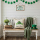 PANEL ONLY: SQUARE, Irish Kisses & Shamrock Wishes; Spring St. Patrick's Day, LUCKY AND BLESSED