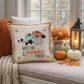 NEW! SQUARE SUMMER/FALL BUNDLE:  3 seasons +TAN POLKA DOT pillow: STRAWBERRY ICE CREAM, LAND THAT I LOVE, PUMPKIN PATCH, CUSTOM PANEL
