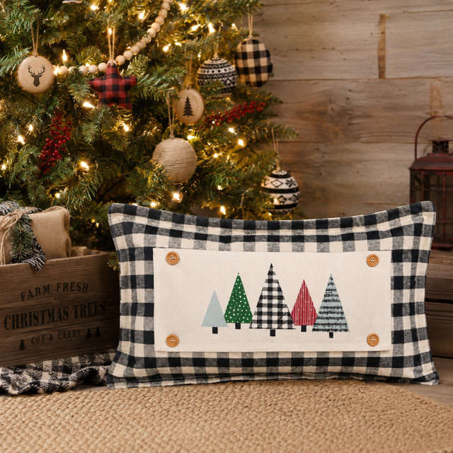 PANEL ONLY:  RECTANGLE Holiday Panel: Winter Ugly Sweater; Christmas Tree MUSIC NOTES TREES