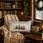 PANEL ONLY:  RECTANGLE Holiday Panel: Winter Ugly Sweater; Christmas Tree MUSIC NOTES TREES