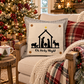 PANEL ONLY: SQUARE Christmas Christ Mary Joseph Stable Star: NATIVITY OH HOLY NIGHT SQUARE