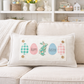 PANEL ONLY: RECTANGLE Spring, Pastel, Bunny, Buffalo Check, Gingham; PASTEL EGGS