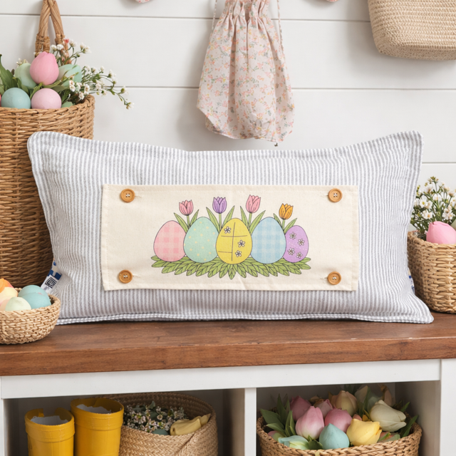 4 PANEL ONLY BUNDLE: RECTANGLE Easter Bundle Panels HE IS RISEN / QUILTED EGGS / CHICKS / CARROTS