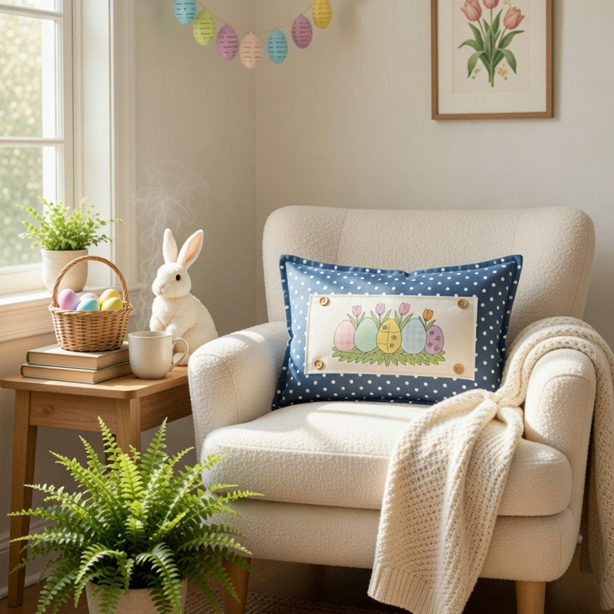 12 PANELS ONLY BUNDLE: RECTANGLE throw pillow Year of Panels Bundle SAVE!!!: DEER, XOXO, LUCKY, QUILTED EGGS, PEONIES, LIFE IS SWEET, USA MAP, HOME SWEET HOME, FALL BIKE, HAUNTED HOUSE, THANKSGIVING PIE, MERRY & BRIGHT
