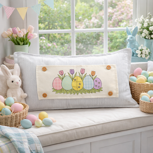 12 PANELS ONLY BUNDLE: RECTANGLE throw pillow Year of Panels Bundle SAVE!!!: DEER, XOXO, LUCKY, QUILTED EGGS, PEONIES, LIFE IS SWEET, USA MAP, HOME SWEET HOME, FALL BIKE, HAUNTED HOUSE, THANKSGIVING PIE, MERRY & BRIGHT