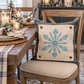 PANEL ONLY: SQUARE Blue Black Winter: SNOWFLAKE SQUARE