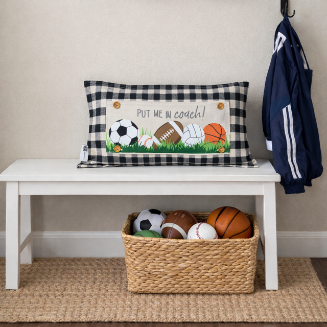 ALL SPORTS PANEL ONLY: RECTANGLE All Sports Superbowl Winter Spring Summer Fall Football Basketball, Baseball, Soccer, Volleyball Super Bowl Autumn; SPORTS PANEL