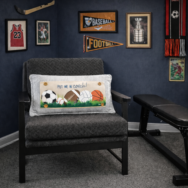 ALL SPORTS PANEL ONLY: RECTANGLE All Sports Superbowl Winter Spring Summer Fall Football Basketball, Baseball, Soccer, Volleyball Super Bowl Autumn; SPORTS PANEL