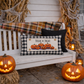 PANEL ONLY: RECTANGLE Halloween October Pumpkins Fall Autumn Jack-o-Lanterns; TRICK OR TREAT