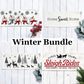 BUNDLE DEAL: Winter Season Panels (4 pack) SAVE!!! Winter Wonderland, SLEIGH RIDE, HOME SWEET HOME, SNOWMAN SCARVES, DEER