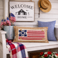 NEW! RECTANGLE SUMMER/FALL BUNDLE:  3 seasons + CHARCOAL REC. pillow:  LIFE IS SWEET, BARN QUILT, NEW WELCOME