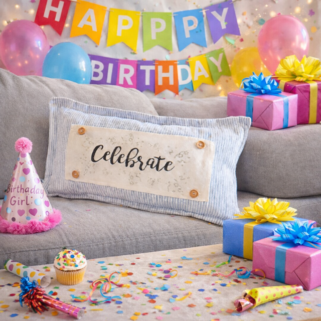 PANEL ONLY: 
RECTANGLE Glitter Holiday Panel:  Graduation, Winter; CELEBRATE