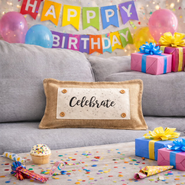 PANEL ONLY: 
RECTANGLE Glitter Holiday Panel:  Graduation, Winter; CELEBRATE