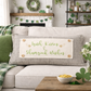 GLITTER PANEL ONLY: RECTANGLE Irish Kisses & Shamrock Wishes; Spring St. Saint Patrick's Day for throw pillow, GOLD CLOVER IRISH KISSES