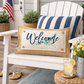 NEW! RECTANGLE SUMMER/FALL BUNDLE:  3 seasons + CHARCOAL REC. pillow:  LIFE IS SWEET, BARN QUILT, NEW WELCOME