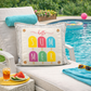 NEW! SPRING/SUMMER BUNDLE:  3 seasons +TAN POLKA DOT pillow: SPRING BOOTS, EASTER BASKET, SUMMER POPSICLES