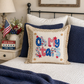 PANEL ONLY: SQUARE Summer Fall Spring Patriotic Military Veteran God Bless USA July 4th Sept 11 Remembrance Independence American Farmhouse OH MY STARS