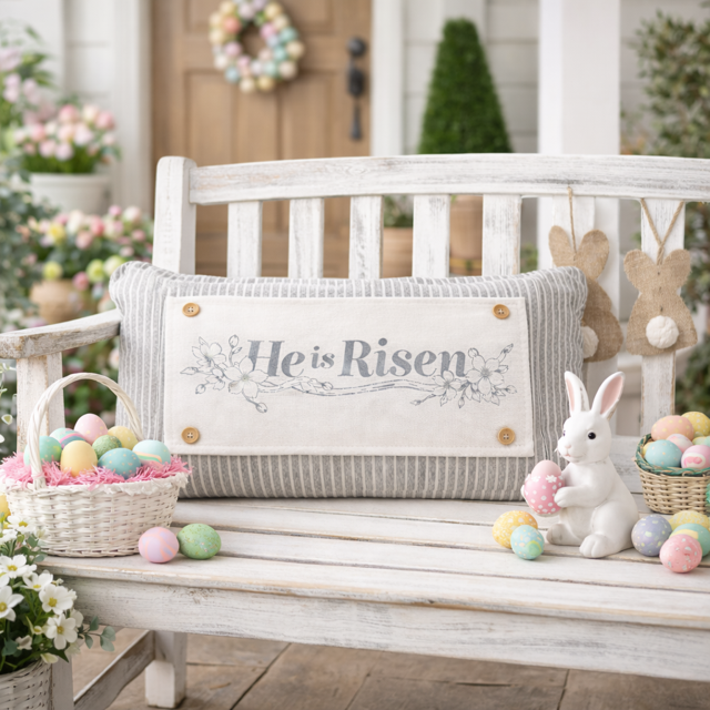 4 PANEL ONLY BUNDLE: RECTANGLE Easter Bundle Panels HE IS RISEN / QUILTED EGGS / CHICKS / CARROTS