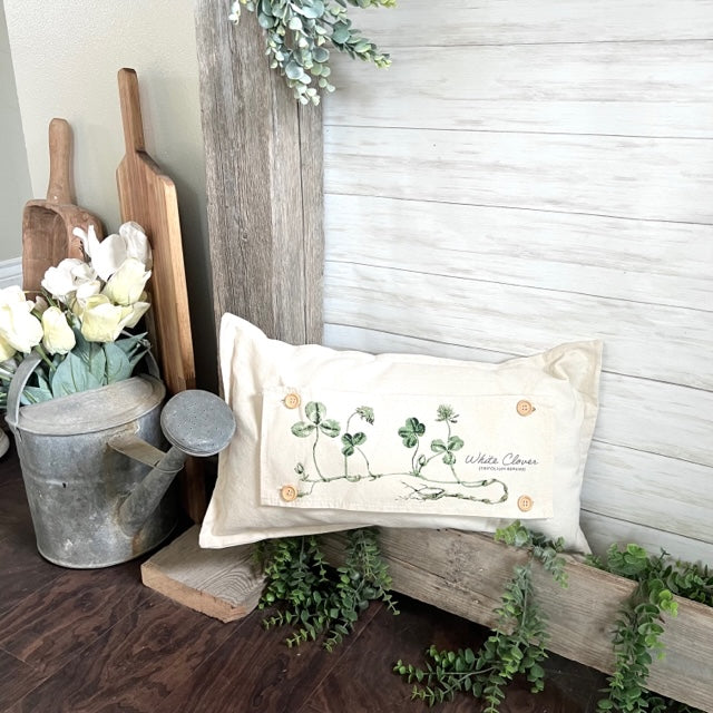 NEW! CUSTOM WINTER 26 WEDDING Bundle:  3 seasons +BOHO pillow + custom last name panel: WHITE CLOVER, BE MY VALENTINE, DEER, CUSTOM LAST NAME PANEL