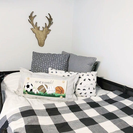 PANEL ONLY: RECTANGLE Sports Superbowl Winter Spring Summer Fall Football Basketball, Baseball, Soccer, Volleyball Super Bowl Autumn; SPORTS PANEL