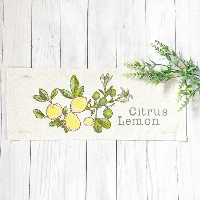 Botanical Panel: Summer;  Citrus Lemon