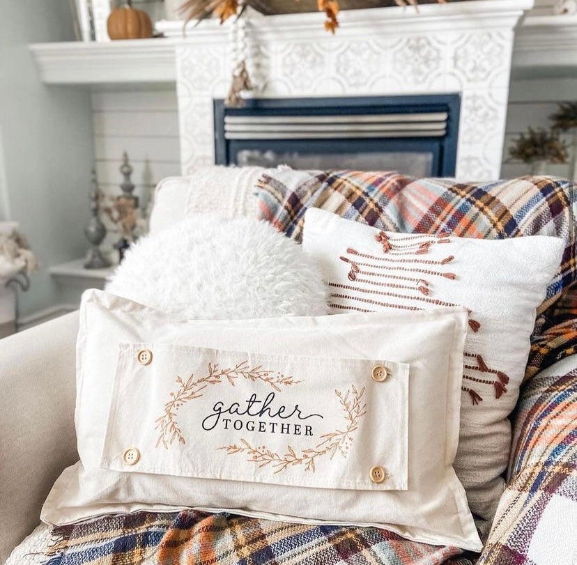 Neutral christmas best sale pillow covers