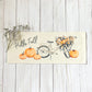 Seasonal Panel: Hello Fall Floral Vintage, Boho, Autumn; Fall Bike