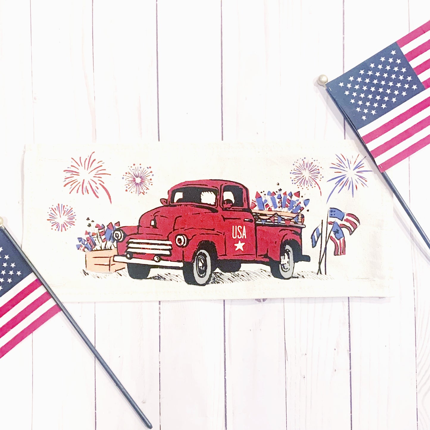 Holiday Panel: Summer; Father's Day Dad Fireworks Truck